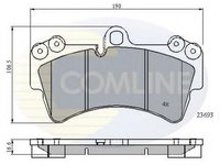 Placute frana AUDI Q7 4L COMLINE CBP01315