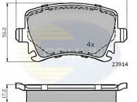 Placute frana AUDI TT FV3 COMLINE CBP01284