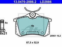 Placute frana AUDI TT Roadster 8N9 ATE 13047028862