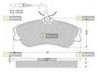 Placute frana BD S035 STARLINE pentru Peugeot 306 CitroEn Berlingo Peugeot Partner Peugeot Ranch Peugeot Grand CitroEn Xsara