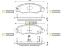 Placute frana BD S263 STARLINE pentru Opel Agila