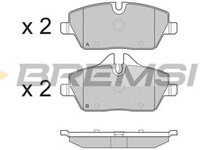 Placute frana BMW 1 Cabriolet E88 BREMSI BP3195