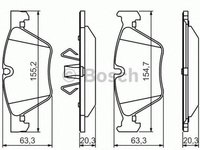 Placute frana BMW 1 E87 BOSCH 0986494117