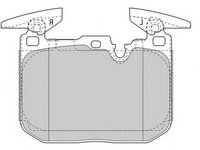 Placute frana BMW 1 F21 FERODO FDB4611