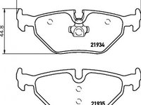 Placute frana BMW 3 cupe E46 TEXTAR 2193402