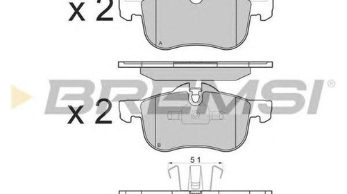 Placute frana BMW 3 E46 BREMSI BP2878