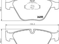 Placute frana BMW 3 E90 TEXTAR 2331301