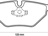 Placute frana BMW 5 E39 JURID 571936J