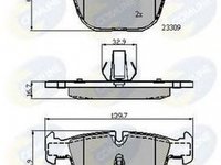 Placute frana BMW 5 E60 COMLINE CBP01794