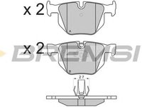 Placute frana BMW 6 Cabriolet E64 BREMSI BP3173