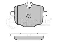 Placute frana BMW 6 Cabriolet F12 MEYLE 0252470318