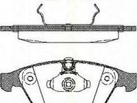 Placute frana BMW 7 E65 E66 E67 TRISCAN 811011016