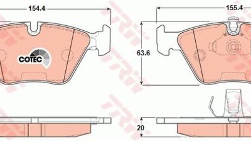 Placute frana BMW E39