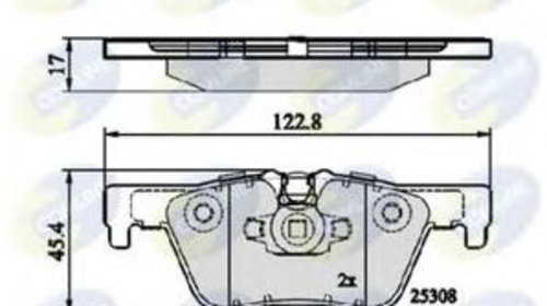 Placute frana BMW Seria 4 cupe (F32, F82) (20