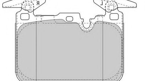 Placute frana BMW Seria 4 cupe (F32, F82) (20