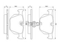 Placute frana BMW Seria 6 (E63) (2004 - 2010) Bosch 0 986 424 766