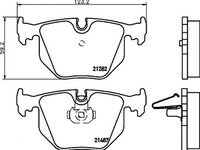 Placute frana BMW X3 E83 TEXTAR 2148703