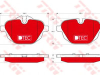 Placute frana BMW X3 (F25) (2010 - 2016) TRW GDB1840DTE