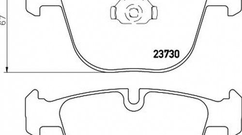 Placute frana BMW X5 E70 TEXTAR 2373001