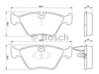 Placute frana BMW Z4 cupe E86 BOSCH 0986424767