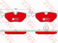 Placute frana BMW Z4 E85 TRW GDB1344DTE