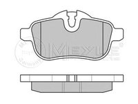 Placute frana BMW Z4 E89 MEYLE 0252455918