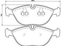 Placute frana BMW Z8 (E52) (2000 - 2003) BREMBO P 06 019