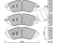 Placute frana CHEVROLET LACETTI J200 METELLI 2202940