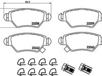 Placute frana CHEVROLET ZAFIRA F75 BREMBO P59031