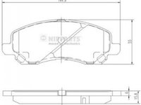 Placute frana CHRYSLER SEBRING Cabriolet JS NIPPARTS J3605046