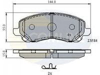 Placute frana CHRYSLER SEBRING Cabriolet JS COMLINE CBP31256