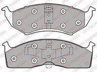 Placute frana CHRYSLER VOYAGER III GS DELPHI LP1166