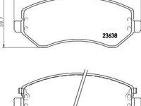 Placute frana CHRYSLER VOYAGER IV RG RS TEXTAR 2363801