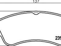 Placute frana CITROËN C2 (JM_) (2003 - 2016) Textar 2395401