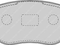 Placute frana CITROËN C3 I (FC_) (2002 - 2016) FERODO FDB1476