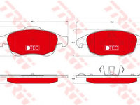 Placute frana CITROËN C4 Grand Picasso I (UA_) (2006 - 2016) TRW GDB1690DTE