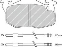 Placute frana CITROËN SAXO (S0, S1) (1996 - 2004) FERODO FDB729