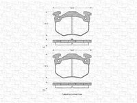 Placute frana CITROËN XSARA cupe (N0) (1998 - 2005) MTR 12160848