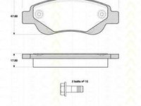 Placute frana CITROEN C1 II TRISCAN 811010548