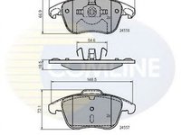 Placute frana CITROEN C4 II B7 COMLINE CBP01720