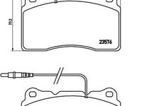 Placute frana Citroen C8 (EA, EB), Lancia PHEDRA (179), Peugeot 607 (9d, 9u), 807 (E) SRLine parte montare : Punte fata