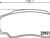 Placute frana Citroen Jumper Bus (230p/ 244), Xsara (N1), Fiat Ducato (230, 244), Peugeot Boxer Bus (244, Z), Boxer Caroserie (230l), Boxer Caroserie (244), Boxer Platou / Sasiu (244) SRLine parte montare : Punte spate