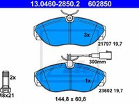 Placute frana CITROEN JUMPER caroserie 230L ATE 13046028502