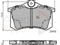 Placute frana CITROEN JUMPY U6U COMLINE ADB0797