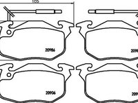 Placute frana CITROEN SAXO S0 S1 TEXTAR 2090506