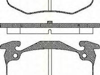 Placute frana CITROEN XSARA N1 TRISCAN 811010943