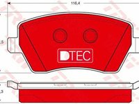 Placute frana DACIA DOKKER TRW GDB3332DTE