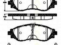 Placute frana DAEWOO LEGANZA KLAV TRISCAN 811021010