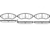 Placute frana DAEWOO NUBIRA Wagon KLAN ROADHOUSE 2645.22