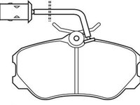 Placute frana fata Alfa Romeo 155 (167), 01.1992-12.1997, marca SRLine S70-0468